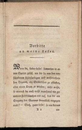 Vorbitte an meine Leser.