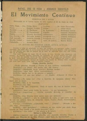 1920003500: El movimiento continuo : comedia en 3 actos