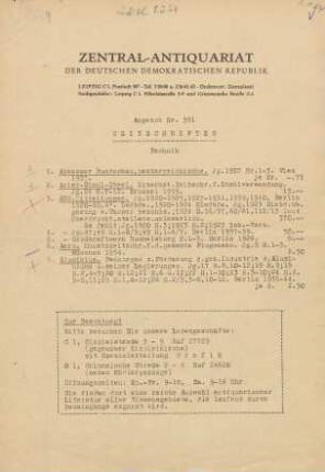 Nr. 581: Zeitschriften Technik