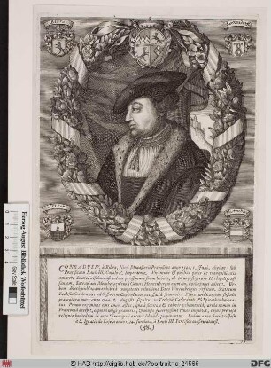 Bildnis Konrad III. (von Bibra), 1540-44 Bischof von Würzburg