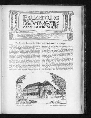 Wettbewerb Museum für Völker- und Länderkunde in Stuttgart