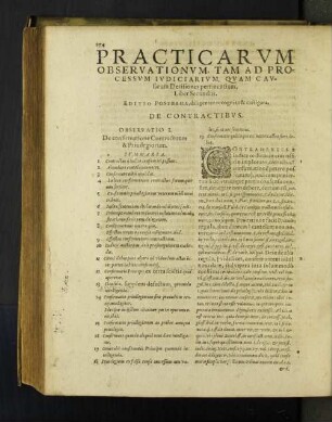 [Practicarvm Observationvm, Liber Secundus]