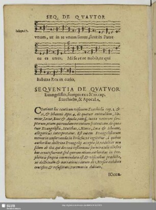 Sequentia de quatuor Evangelistis