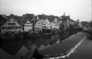 Riedlingen: Stadtansicht mit Donauwehr