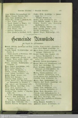 Gemeinde Unwürde