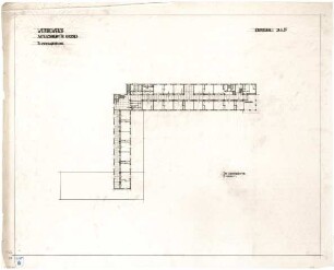 Bestelmeyer, German; Kassel; Altersheim - 3. Obergeschoss (Grundriss)