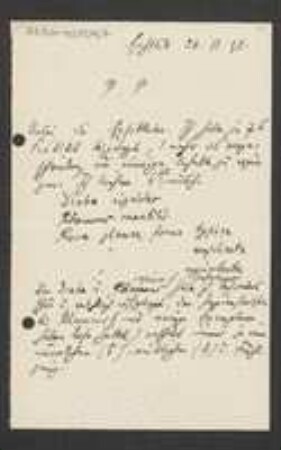 Brief von Joseph Schwertschlager an Unbekannt