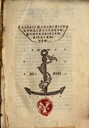 Valerii Maximi Dictorum et factorum memorabilium libri novem
