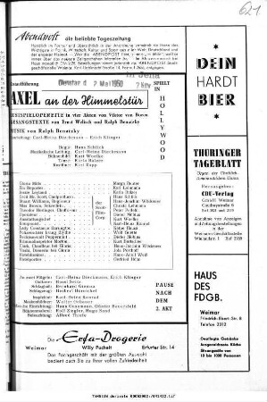 Axel an der Himmelstür
