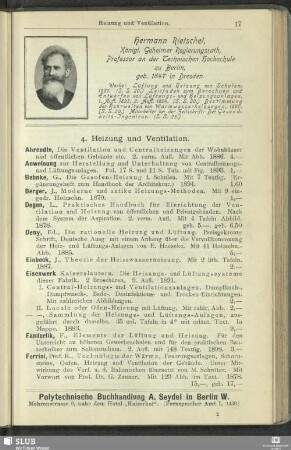 4. Heizung und Ventilation