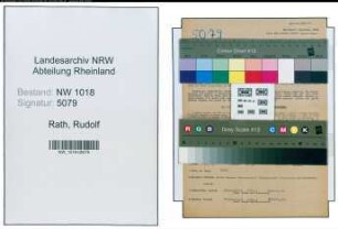Entnazifizierung Rudolf Rath , geb. 27.10.1904 (Schlosser)