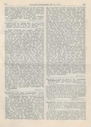 373-374 [Rezension] Baumgarten, Otto, Meine Lebensgeschichte