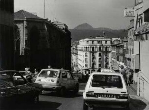 In den Straßen von Clermont-Ferrand, der Hauptstadt der Auvergne