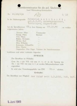 Lehnhardt, Friedrich