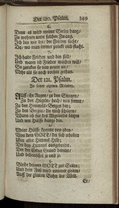 Der 121. Psalm. - Der 130. Psalm.