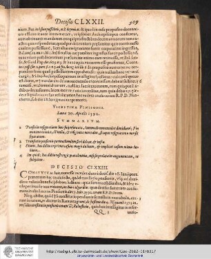 Decisio CLXXIII