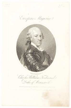 Bildnis des Charles William Ferdinand, Duke of Brunswick