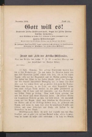 Heft 12. Dezember 1894