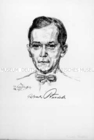 Bildnis des Fliegers Werner Rieseler