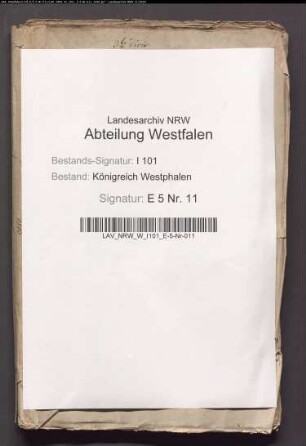 Forstdistrikte in der Unterinspektion Büren