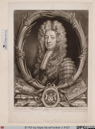 Bildnis William Cowper, 1706 Baron u. 1718 1. Earl of C.