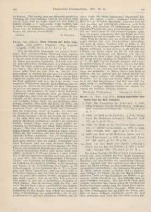500-504 [Rezension] Meyer, Heinr. Aug. Wilh., Kritisch-exegetischer Kommentar über das Neue Testament. 10. Abth.: Die Briefe an die Thessalonicher. 4., verb. u. verm. Aufl