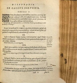Dispvtatio De Casibvs Fortvitis : Ex Commentario Nicolai Revsneri ... ad L. contractus 23. D. de Reg. Iur. descripta