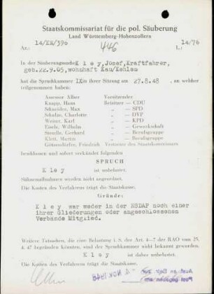 Kley, Josef