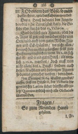 Fragen/ So zum Neunden Hause gehören