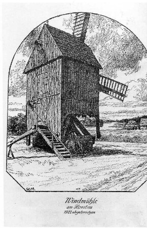 Wermsdorf. Bockmühle am Horstsee, 1922 abgebrochen, Repro