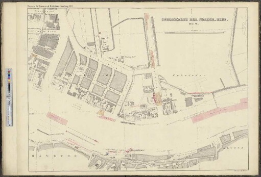 Blatt VII. : Steinwärder. Kuhwärder. Hamburg. St. Pauli. Altona