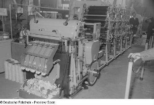 Werkzeugmaschine auf der Technischen Messe 1953