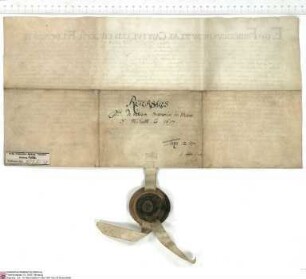 Friedrich von Buttlar, Konventuale von Fulda, bekundet, dass ihm Placidus [von Droste], Abt von Fulda, die Propstei Michaelsberg übertragen und da...