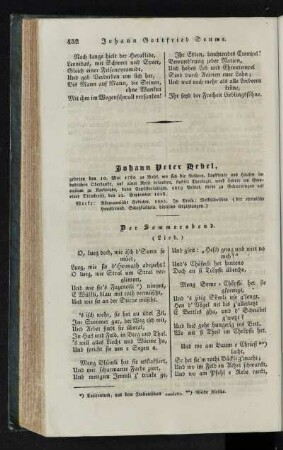 Johann Peter Hebel