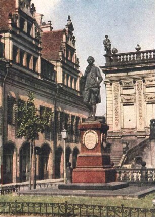 Leipzig: Goethe-Denkmal am Naschmarkt