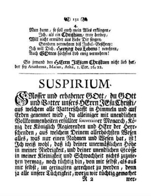 Suspirium.