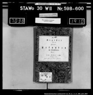 Zivilstandsregister Parsau (Kanton Vorsfelde)