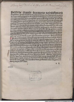 Petri de Aquila sectatoris nobilissimaru[m] subtilissimi Johannis Scoti doctrinaru[m]. libros hos sententiaru[m] quatuor quisquis enixe relegeris ...