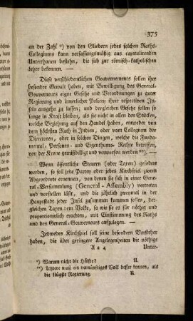 375-376, Diese verschiedentlichen Gouvernements sollen ...