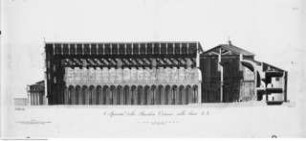 Della basilica di S. Paolo, San Paolo fuori le Mura, Längsschnitt