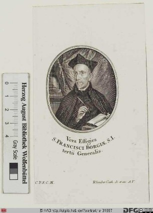 Bildnis hl. Francisco de Borja