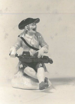 Bettler mit Drehleier
