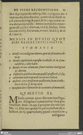 Quaestio XI. - Quaestio XX.