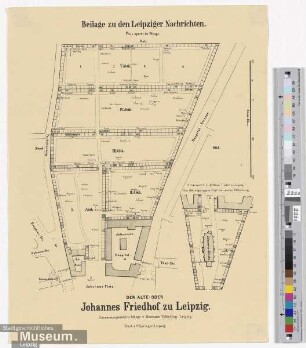 Der Alte- Oder Johannes Friedhof zu Leipzig.
