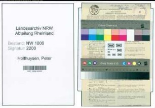 Entnazifizierung Peter Holthuysen , geb. 19.12.1898 (Postschaffner)