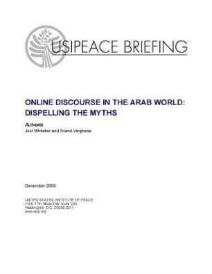 Online discourse in the Arab world : dispelling the myths