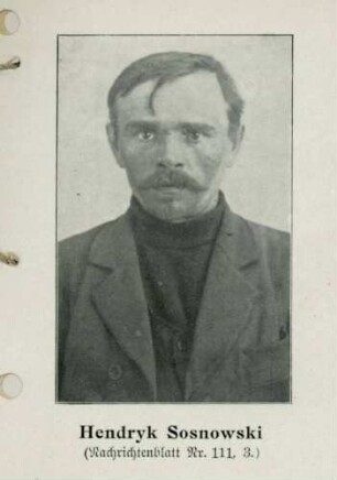 Foto des russischen Überläufers Hendryk Sosnowski (Druck)