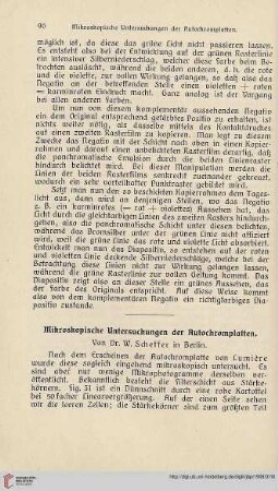 22: Mikroskopische Untersuchungen der Autochromplatten