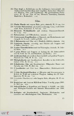 Glas (Nr. 215-245)