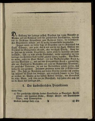 [Der Mecklenburgische Landtag auf das Jahr 1798]
